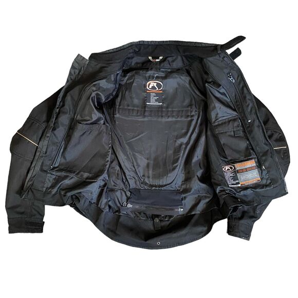 Fieldsheer Motorcycle Jacket Men's M Black Carbolex Armored Phoslite RainGuard - Picture 4 of 12